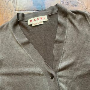 Marni 100% cashmere cardigan sweater sz 42